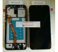 DISPLAY LCD HUAWEI MATE 20 LITE SNE-LX1 SNE-LX2 SNE-LX3 INE-LX2 FRAME NERO BLU