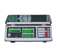Display LCD in Acciaio Inossidabile ad Alta precisione in Scala Elettronica Digitale 30kg per Il Prezzo del Peso dell'uso Commerciale Industriale nei Negozi e nella Frutta