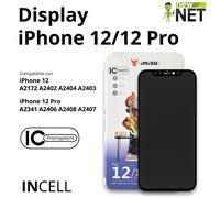 Display LCD In-Cell compatibile con iPhone 12 A2172 MGEU3LL/A [2532x1170]