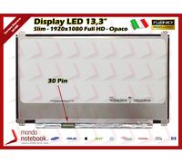 Display LCD LED 13.3" 1920x1080 30 Pin Opaco Bracket Sup/Inf Schermo Asus UX31A