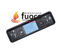 DISPLAY LCD MICRONOVA PER STUFE PELLET RAVELLI ECOTECK KARMEK ONE CADEL 0011 [EEK: Conforme]