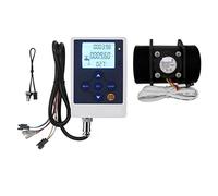 Display LCD Misuratore di Controllo del Flusso d'Acqua Regolatore quantitativo del Liquido + Misuratore del sensore Hall del Flusso d'Acqua da 2 Pollici G2 10-200L / min