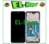 DISPLAY LCD OLED + FRAME PER MOTOROLA MOTO EDGE 20 LITE TOUCH SCREEN VETRO NERO