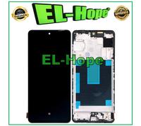 DISPLAY LCD OLED + FRAME PER SAMSUNG GALAXY M55 5G SM-M556 TOUCH SCREEN VETRO