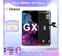 Display LCD OLED GX per iPhone X Display LCD per iPhone XS MAX 11/11 Pro/12 /12 Pro Display LCD Screen Touch Digitizer Assembly