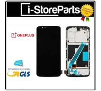 DISPLAY LCD OLED PARI ORIGINALE PER ONEPLUS 5T A5010 TOUCH SCREEN FRAME NERO