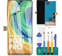 Display LCD OLED per Google Pixel 7 Pro 5G per Google Pixel 7 Pro Digitizer per Google Pixel 7 Pro GP4BC GE2AE Sostituzione Touch Screen Assembly Kit di riparazione (nero)