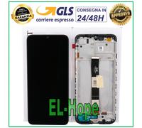 DISPLAY LCD ORIGINALE FRAME XIAOMI REDMI 10A 220233L2G 220233L2C TOUCH VETRO