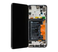 DISPLAY LCD ORIGINALE HUAWEI SERVICE P SMART Z MIDNIGHT NERO + FRAME E BATTERIA