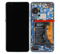 DISPLAY LCD ORIGINALE HUAWEI SERVICE PACK P40 DEEP SEA BLUE + FRAME E BATTERIA