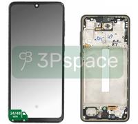Display LCD Originale per Samsung A33 5G Service Pack con frame nero A336B
