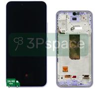 Display LCD Originale per Samsung A546 Service Pack con frame viola A54 5G