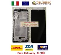 DISPLAY LCD ORIGINALE + FRAME SAMSUNG GALAXY A31 SM-A315F A315 TOUCH SCREEN NERO