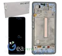 DISPLAY LCD ORIGINALE SAMSUNG GALAXY A53 5G A536 SCHERMO SERVICE PACK FRAME BLU