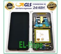 DISPLAY LCD ORIGINALE SAMSUNG GALAXY A80 SM-A805 SM-A805F TOUCH SCREEN NERO