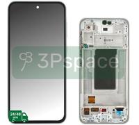 Display LCD Originale Samsung Service Pack A36 5G SM-A366B Con frame White/Gray