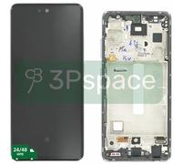 Display LCD Originale Samsung Service Pack A52s 5G SM-A528F Con frame White