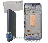 DISPLAY LCD ORIGINALE SAMSUNG SERVICE PACK + FRAME PER A54 5G SM-A546 VIOLA