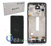 DISPLAY LCD ORIGINALE SAMSUNG SERVICE PACK GALAXY A52s 5G SM-A528 + FRAME NERO