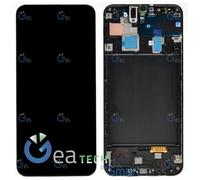 DISPLAY LCD ORIGINALE SAMSUNG SERVICE PACK PER GALAXY A30 SM-A305 NERO + FRAME