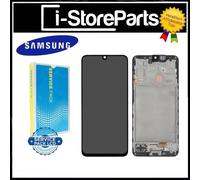 DISPLAY LCD ORIGINALE SERVICE PACK PER SAMSUNG A18 4G SM-A185 VETRO TOUCH FRAME