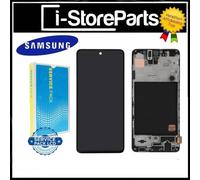 Display AMOLED FULL SIZE Touch Screen Frame per Samsung Galaxy A51 SM-A515F Nero