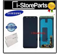 DISPLAY LCD ORIGINALE SERVICE PACK PER SAMSUNG J6 2018 J600FN TOUCH SCHERMO NERO