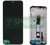 Display LCD Originale Xiaomi Service Pack Redmi 10C con frame nero 560001C3QA00