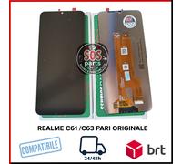 DISPLAY LCD PARI ORIGINALE PER REALME C61/C63 4G RMX3930 RMX3939 SCHERMO NERO