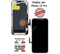 DISPLAY LCD PER APPLE IPHONE 12 PRO TOUCHSCREEN SCHERMO VETRO PARI ORIGINALE