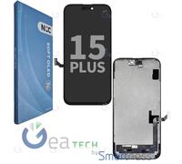 DISPLAY LCD PER APPLE IPHONE 15 PLUS SCHERMO NCC SOFT OLED COP A2847 A3093 A3096
