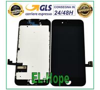 DISPLAY LCD PER APPLE IPHONE 7 7G TOUCH SCREEN VETRO SCHERMO NERO PARI ORIGINALE