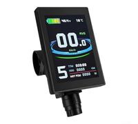Display LCD per controller, 24 V 36 V 48 V elettrico per tachimetro contachilometri con schermo colorato, pannello strumenti impermeabile con codice di errore