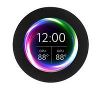 Display LCD per CPU liquido da 2,1 pollici, schermo di raffreddamento liquido AIO RGB CPU, schermo di raffreddamento ad acqua TDP AIO, tutto in uno, display LCD circolare per telaio desktop