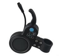 Display LCD per E-Scooter LIVIAE 6-Pin Dashboard Pannello Strumenti in Plastica ABS Nero per Controller di Velocità Mostra Velocità Marcia e Livello Batteria Facile Installazione