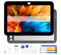 Display LCD per Echo Show 8 di terza generazione di ricambio per Echo Show 8 3rd 2023 R85SD6 Touch Screen Digitizer Assembly con kit di riparazione (nero, 20,8 cm)
