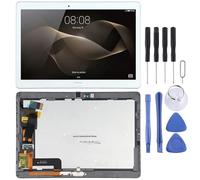 Display LCD per Huawei MediaPad M2 10.0 M2-A01W / M2-A01L Digitizier Assemblaggio completo con telaio (bianco) Repair Part