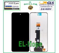DISPLAY LCD PER MOTOROLA MOTO G22 XT2231 XT-2231 TOUCH SCREEN VETRO MONITOR NERO