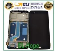 DISPLAY LCD PER One Plus ONEPLUS 5 FIVE A5000 TOUCH SCREEN VETRO SCHERMO NERO