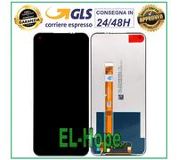DISPLAY LCD PER OPPO A32 2020 PDVM00 TOUCH SCREEN SCHERMO ASSEMBLATO VETRO NERO