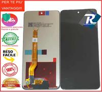 DISPLAY LCD PER OPPO A40 - A40M - A3 4G CPH2669 TOUCH SCREEN VETRO SCHERMO NERO