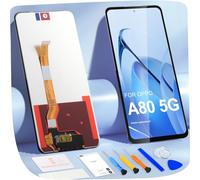 Display LCD per Oppo A80 5G Schermo di Ricambio per Oppo A80 5G CPH2639 6.67" Display LCD Touch Screen Sostituzione Pannello Assemblaggio di Riparazione con Strumenti (nero)