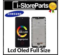 DISPLAY SAMSUNG A50 SM A505F ORIGINALE FULL SIZE VETRO TOUCH LCD FRAME NERO