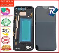 DISPLAY LCD PER SAMSUNG GALAXY S8 SM-G950 G950F TOUCH SCHERMO TFT FRAME NERO