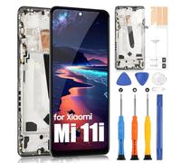 Display LCD per Xiaomi Mi 11i/11x/11x Pro Display LCD per Xiaomi Mi 11i M2012K11G 11x M2012K11AI 11x Pro M2012K11I 6,67" Sostituzione Touch Screen Assembly con Strumenti (Nero con Telaio)