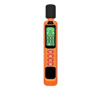 Display LCD retroilluminato portatile con display in tempo reale | Misuratore di rumore audio per cantieri, aule, studi, casa, seminterrato, e un