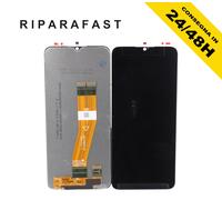 Display LCD Samsung A03s SM-A037 Pari Originale Nero Short Ricambio