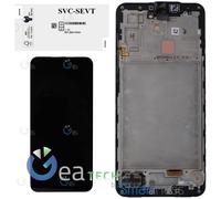 DISPLAY LCD SAMSUNG GALAXY A17 5G A176 ORIGINALE IN SERVICE PACK + FRAME NERO