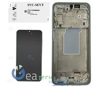 DISPLAY LCD SAMSUNG GALAXY A26 A266 5G ORIGINALE SERVICE PACK + FRAME LIME GREEN