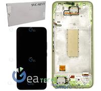 DISPLAY LCD SAMSUNG GALAXY A34 5G A346 2023 ORIGINALE SERVICE PACK FRAME VERDE